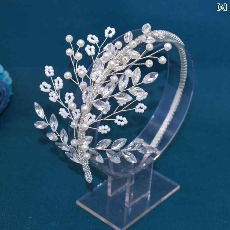 カチューシャ レディース ヘアアクセサリー ヘッドドレス 髪飾り シルバー ブライ...