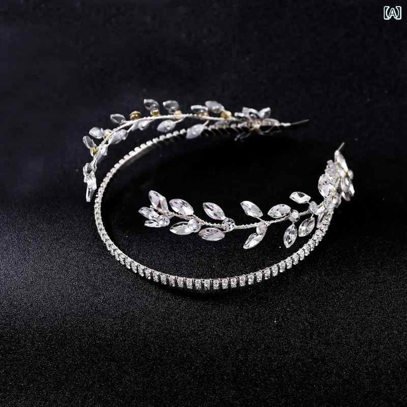 ヘッドドレス レディース カチューシャ ヘアバンド ティアラ 髪飾り ヘアアクセサ...