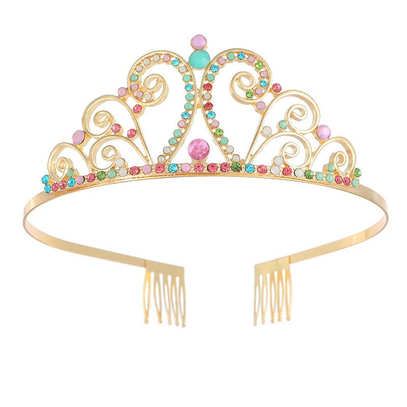 カチューシャ レディース ティアラ 王冠 クラウン ヘアアクセサリー 結婚式 パーテ...