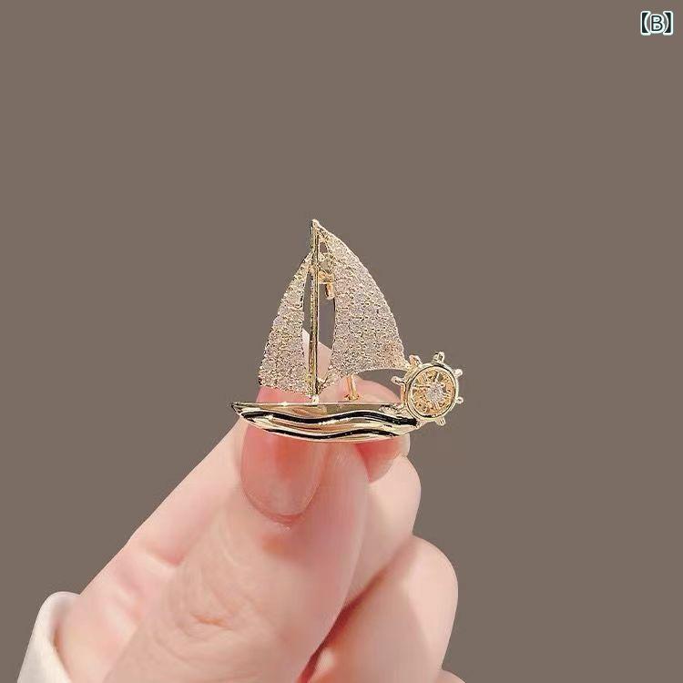 ブローチ レディース おしゃれ 銀杏の葉 イチョウ 淡水パール ピン アクセサリー ...