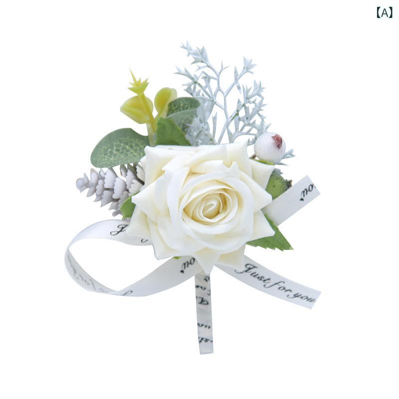 ブローチ メンズ レディース 結婚式 ブライダル 披露宴 ベルベット 造花 胸飾り コサージュ アクセサリー フォーマル セレモニー 新郎 新婦 中国風 和装 高級感 華やか 上品 ホワイト レッド ボルドー