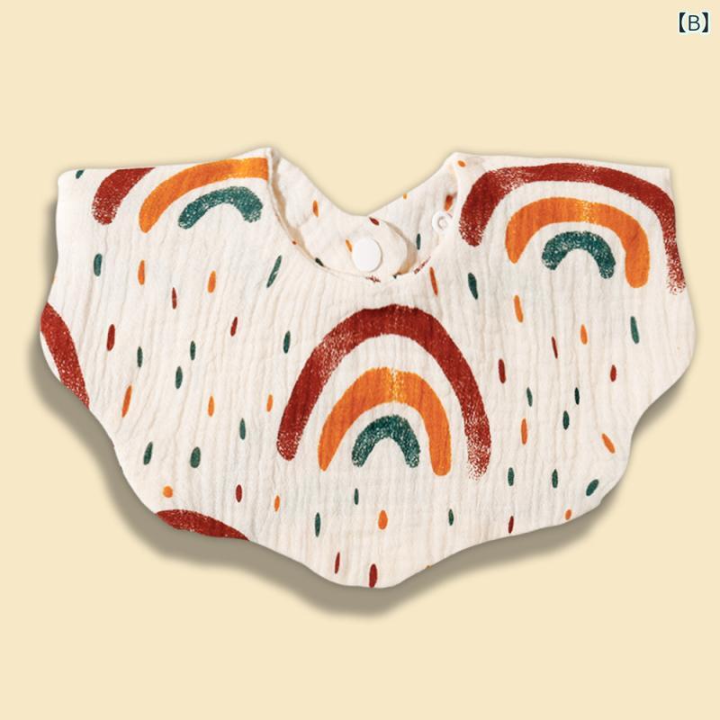 フロントップ楽天市場店のよだれかけ 男の子 女の子 スタイ ビブ ベビー 赤ちゃん 新生児 乳児 幼児 綿 4重ガーゼ ガーゼ コットン 柔らかい 吸水 速乾 敏感肌 快適 無地 シンプル かわいい ピンク ブルー グレー 普段使い お食事 授乳 出産祝い｜アングル3