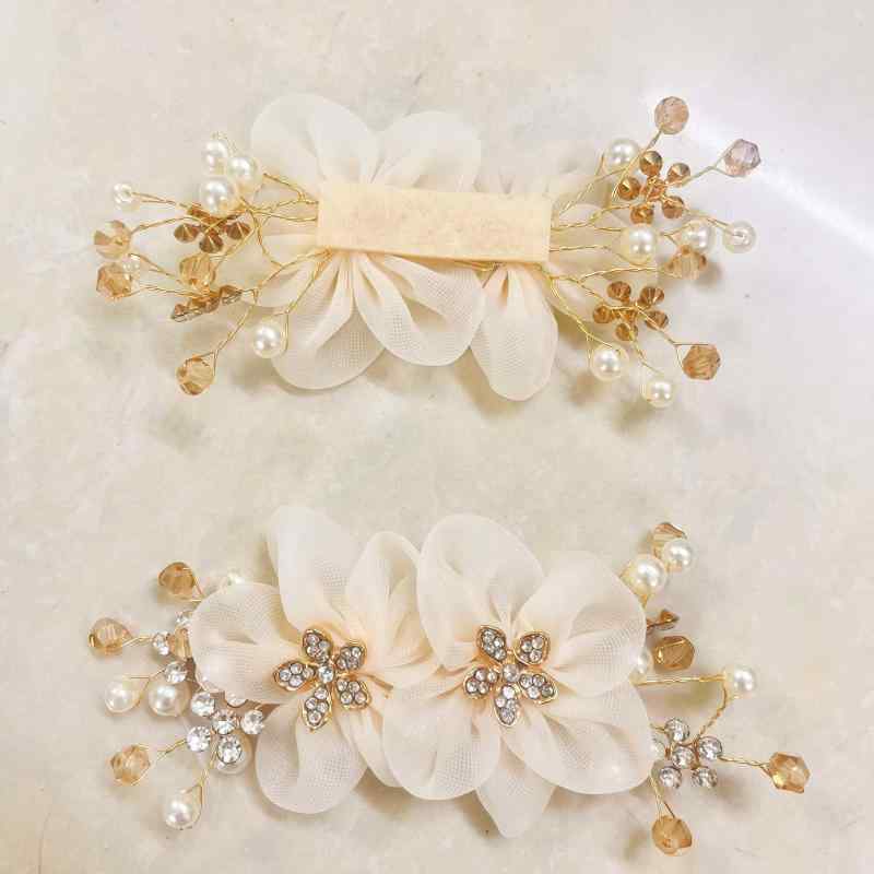 アクセサリーパーツ 素材 シューズアクセサリー レディース 靴飾り 結婚式 パーティー フォーマル ラインストーン ビジュー パール クリスタル キラキラ エレガント 高級感 パンプス ウエディング 華やか 上品 ブラック ゴールド ホワイト 秋冬