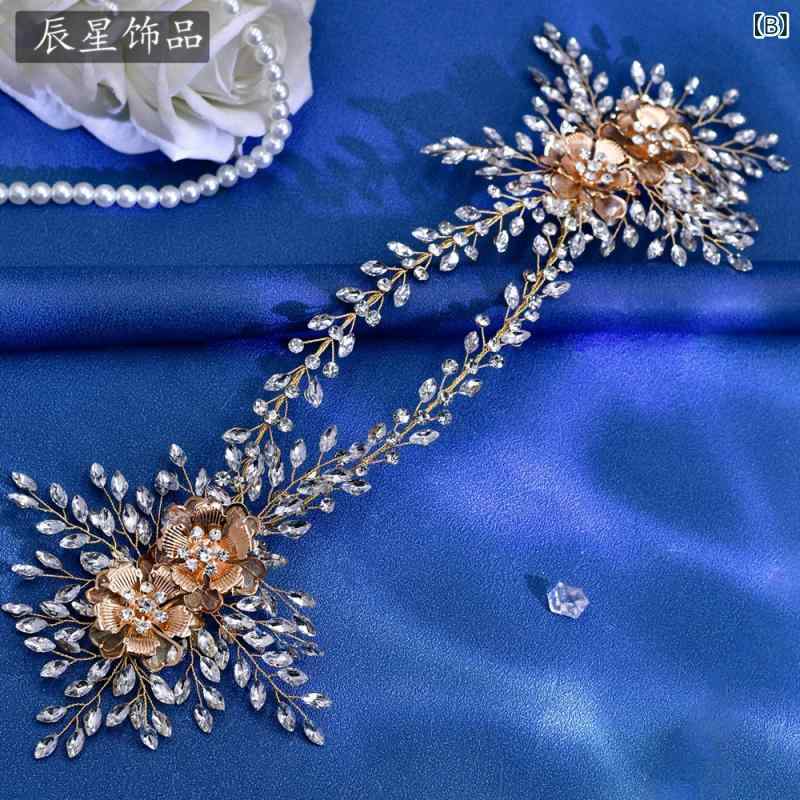カチューシャ レディース 髪飾り ヘアアクセサリー ウェディング ブライダル 結婚...