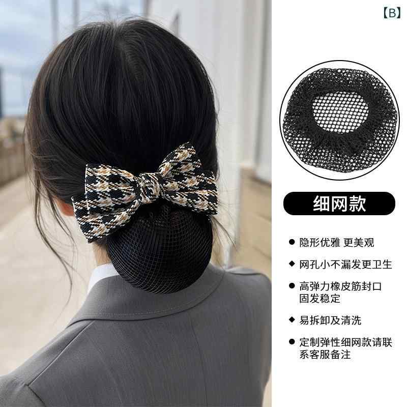 ネットバレッタ レディース ヘアアクセサリー 留め具 網 髪飾り リボン アップスタ...
