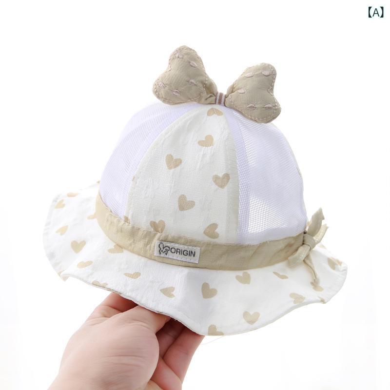 バケットハット ベビー 女の子 春夏 日よけ 紫外線対策 ぼうし つば広 丸型 コットン 綿 タイダイ柄 エスニック風 かわいい スイート お出かけ お散歩 レジャー 黄 ピンク オレンジ