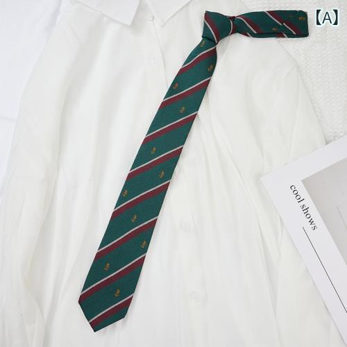 Other - ネクタイ キッズ 男の子 女の子 制服 スクール プレッピー コットン 綿 ストライプ 手結び ヴィンテージ風 フォーマル 通学 入学式 卒業式 ボルドー ネイビー ブラック 春夏