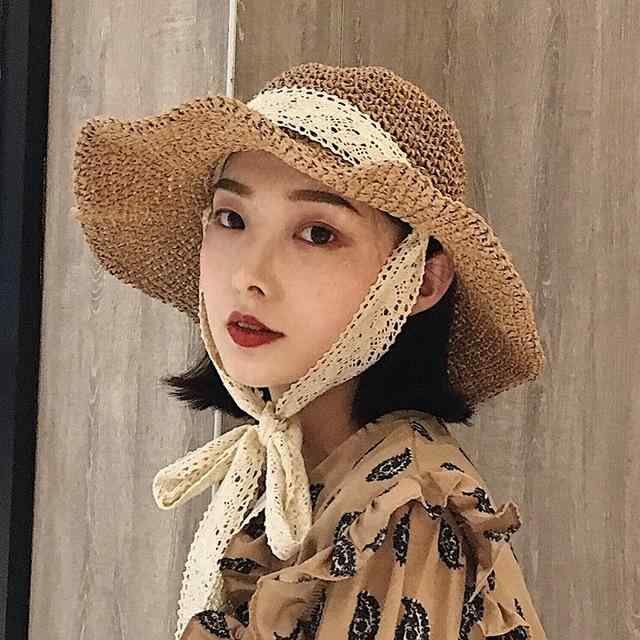 ・カテゴリ: 麦わら帽子・性別: レディース・素材: ストロー・スタイル: エレガント・編み方: 横編み・: 無地・ギフトシーン: 結婚式、販促・ノベルティ、ビジネスギフト、開店祝い・クラウンの形状: 丸型・つばの形状: 広つば・カラー展開: ベージュ、ライトコーヒー・サイズ展開: M（56-58cm）