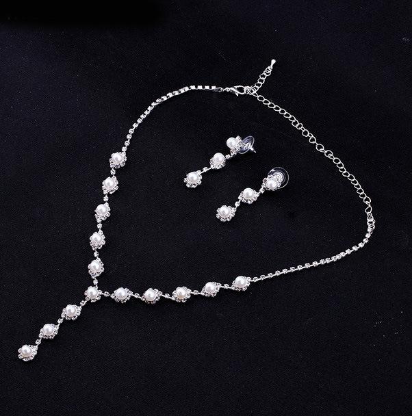 Cubic Zirconia - アクセサリーセット レディース 女性用 ピアス ネックレス ペンダント ブレスレット パール パール ジルコニア ビジュー 高級感 ブライダル 結婚式 冠婚葬祭 ジュエリー 上品 華やか かわいい オールシーズン