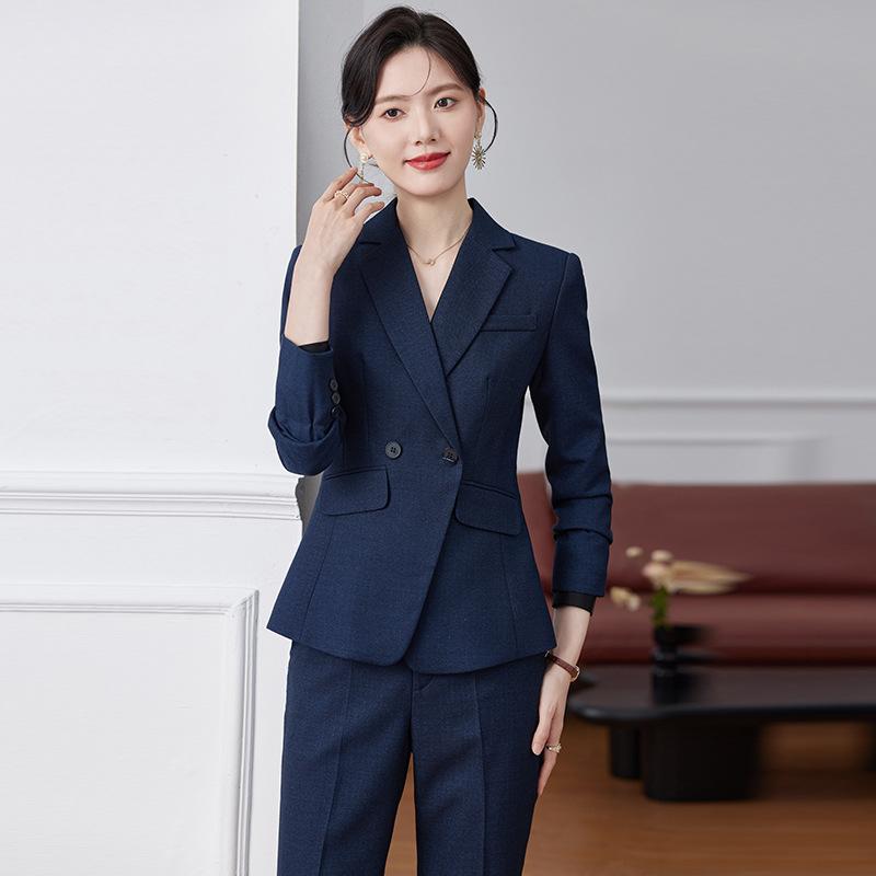 スーツ レディース セットアップ 上下セット パンツスーツ スカートスーツ ジャケット 事務服 通勤 ビジネス オフィス 春秋 長袖 2点セット ブラック ネイビー チャコールグレー ポリエステル ビスコース テーラードジャケット 礼服 仕事服 きれいめ