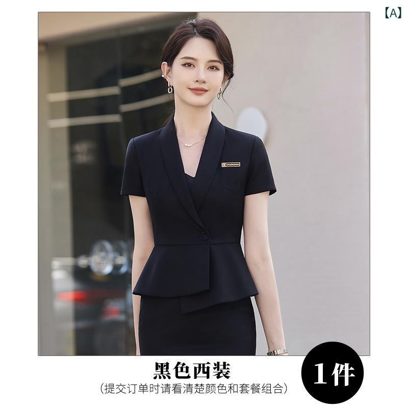 セットアップ レディース 春夏 事務服 仕事着...の紹介画像2