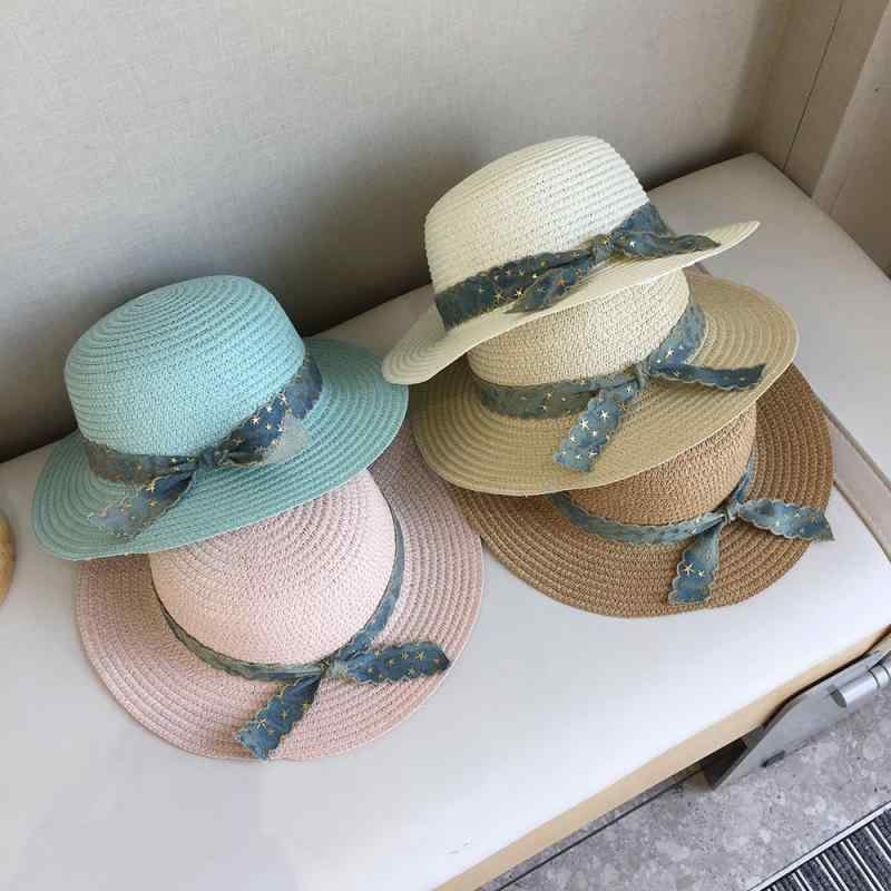 Hat - 麦わら帽子 女の子 バケットハット つば広 UVカット 日除け 通気性 軽量 蒸れにくい 春夏 シンプル おしゃれ かわいい カーキ ベージュ アイボリー ビーチ 旅行 お出かけ 日焼け防止 紫外線対策 トレンド