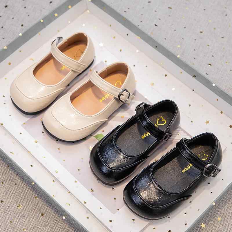 Formal Shoes - キッズシューズ 女の子 子供靴 プリンセスシューズ パンプス フラットシューズ 柔らかい底 通気性 面ファスナー タッセル 学院風 フォーマル カジュアル 通園 通学 発表会 結婚式 ベージュ 黒 PUレザー 合成革 春夏 かわいい