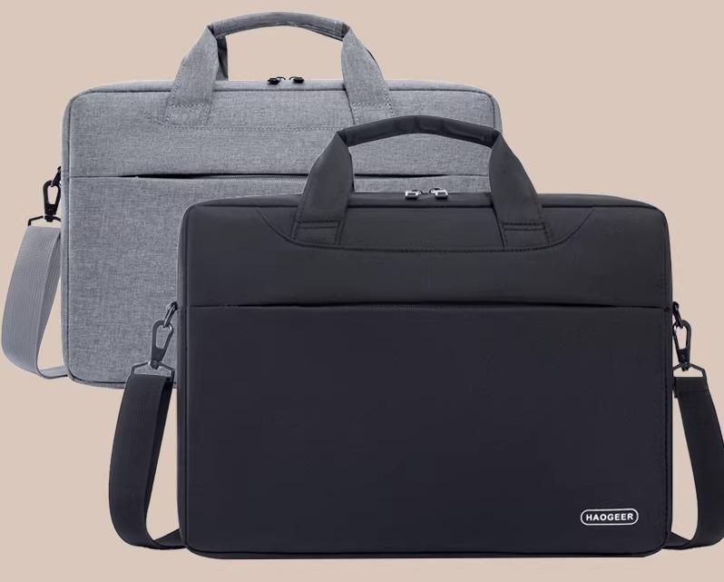 乐天商城 - タブレットケース 大人 ビジネス シンプル PC エアクッション 耐衝撃 大容量 防水 オックスフォード ショルダー 手提げ ジッパー 黒 グレー ピンク