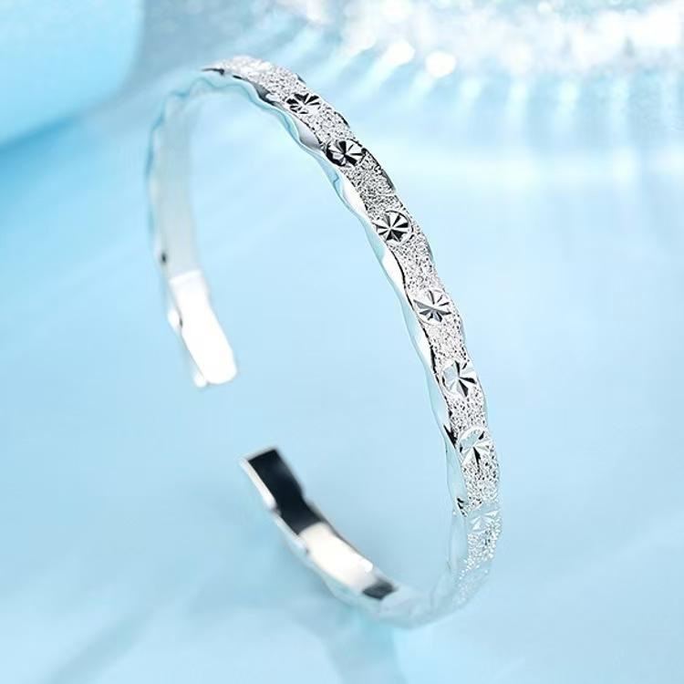 Other - ブレスレット レディース バングル 腕輪 春夏 亜鉛合金 電気メッキ加工 満天星 水波紋 調整可能 アクセサリー ジュエリー 民族調 エスニック 伝統美 個性的 華やか 上品 大人 かわいい 普段使い お出かけ