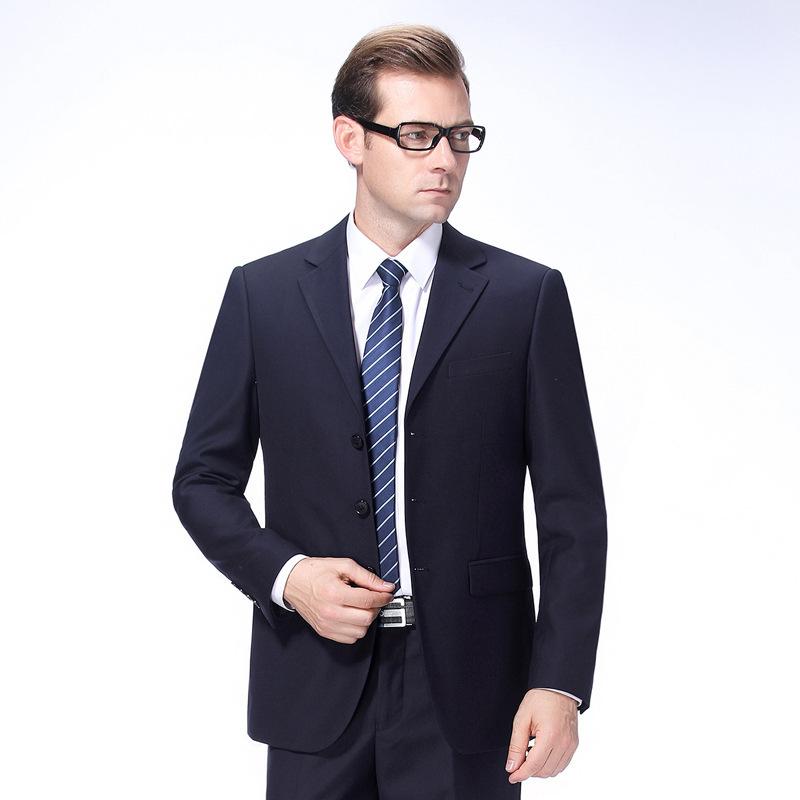 Other - スーツ メンズ 男性用 紳士服 セットアップ ジャケット スラックス 秋冬 ウール混 40代 厚手 スリム タイト ビジネス フォーマル 冠婚葬祭 ノッチドラペル ボタン 暖かい ネイビー ブラック