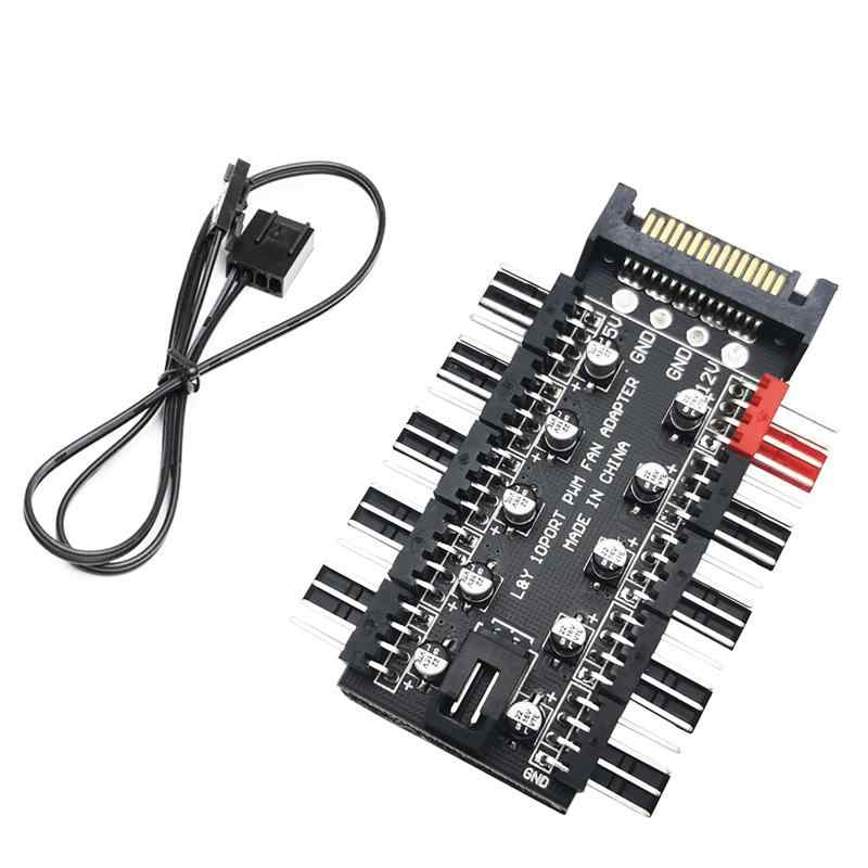 CTRICALVEファンおよびRGBの照明、5V3ピン、sataの港AGLOB12V5ピンによる力のためのディバイダー/ハブ、箱ファンおよびRGBの照明と互換性がある。