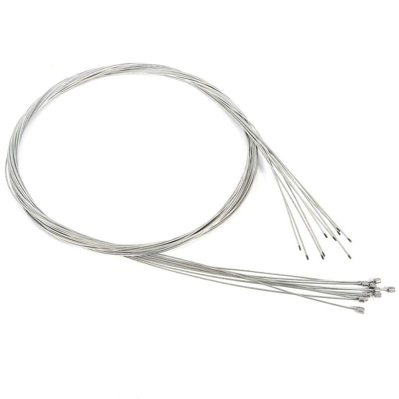 EBTOOLS 10-Piece Inner Wire for Shifters, Gear Shifting, Road Bikes, Stainless Steel, Replaceable, Durable, 2m
