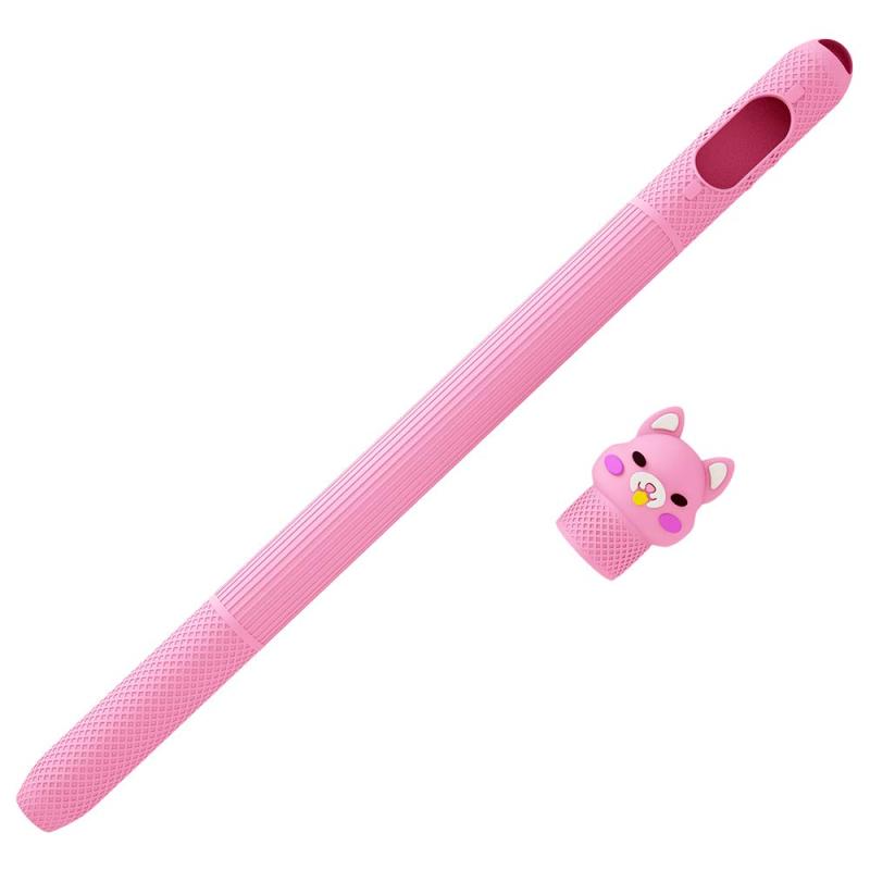 AWINNER Apple pencil ケース 落下 傷つけ防止 apple ペンシル カバー シリコン製 充電時キャップの紛失を防ぐ apple pencil ホルダー 全面保護 iPad Pro 12.9 / 9.7 pencil カバー (Pin