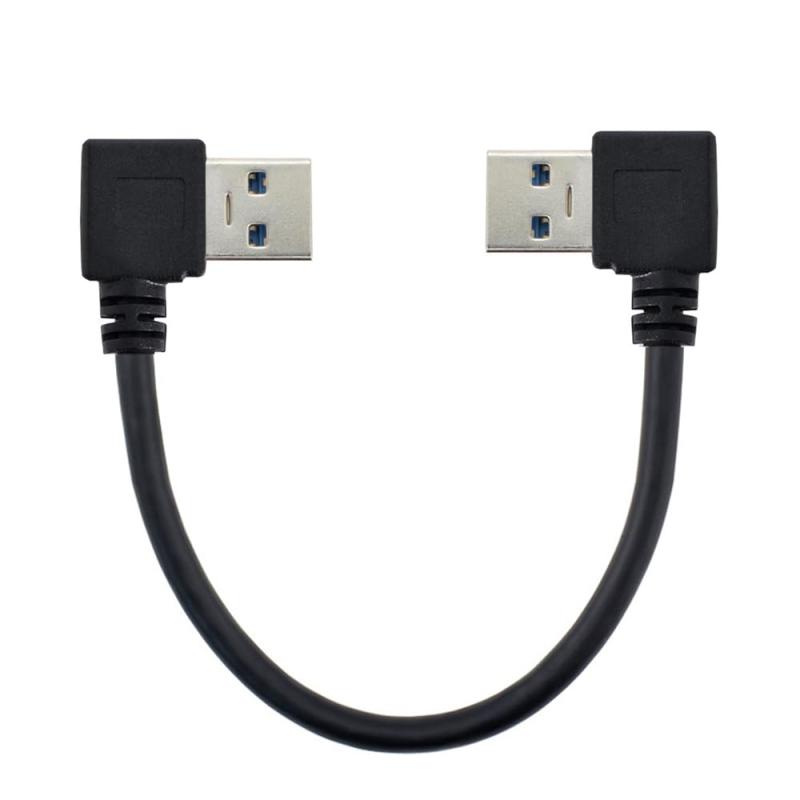 Other - USB 3.0タイプAオス90度左Angled to USB 3.0 Aタイプ右角度付き拡張子ケーブル