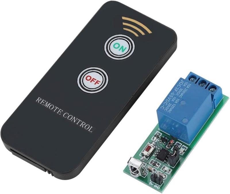 Iwamatu 5V1チャンネルIR赤外線リモコンリレーモジュールリレーモジュールリモコン付き電源スイッチ