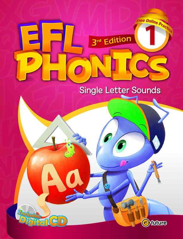 e-future EFL Phonics 3rd Edition レベル1 スチューデントブック (ワークブック付) 英語教材