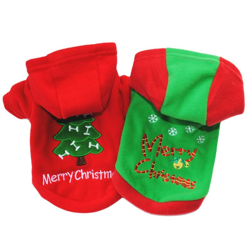 ・主な素材: ロックフリース・カテゴリ: 中綿入りジャケット・スタイル: クリスマス・性別: ユニセックス・カラー展開: レッド、グリーン・サイズ展開: XS、S、M、L、XL・種類: ペット服