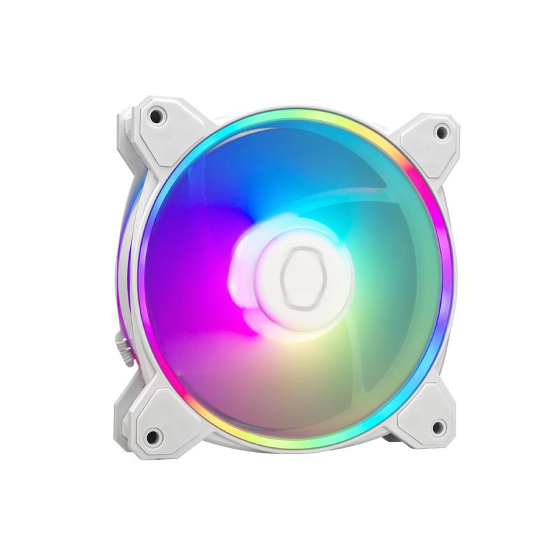 Cooler Master MasterFan MF120 Halo2 White Edition 120mm ARGB Gen2 PCケースファン ホワイト MFL-B2DW-21NP2-R2 FN1894