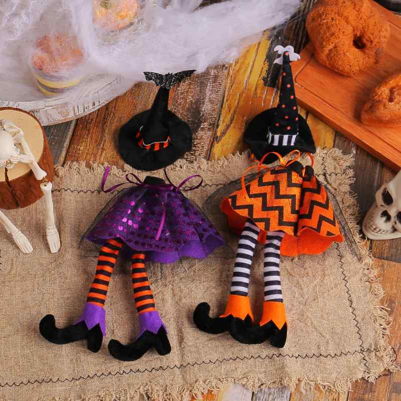 ボトルカバー ハロウィン 魔女 帽子 足付き ワインボトルカバー テーブルコーディネート ディスプレイ シャンパン ワインバッグ テーブルデコレーション パーティーグッズ 装飾 置物 イベント 卓上飾り