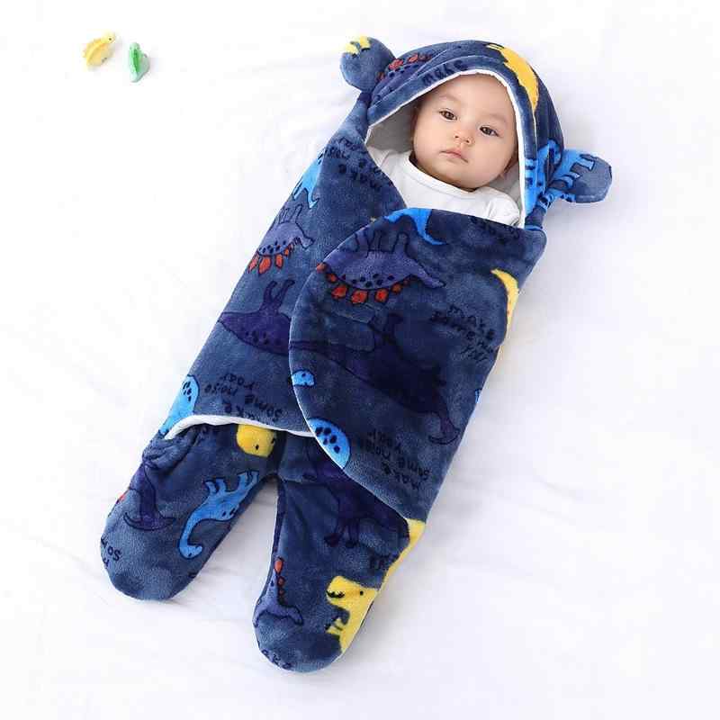 おくるみ ベビー 新生児 厚手 フランネル 防寒 保温 ブランケット 秋冬 赤ちゃん かわいい アニマル柄 出産祝い 退院用 お昼寝 ギフト あったか