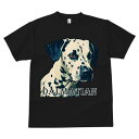 ダルメシアン 大型犬 プリント Tシャツ 速乾 吸汗 半袖 犬柄 いぬ柄 スポーツ 釣り 多種類 いぬ 春夏 ラウンドネック トップス メンズ ユニセックス レディース オシャレ かっこいい カジュアル 可愛い アニマル 動物