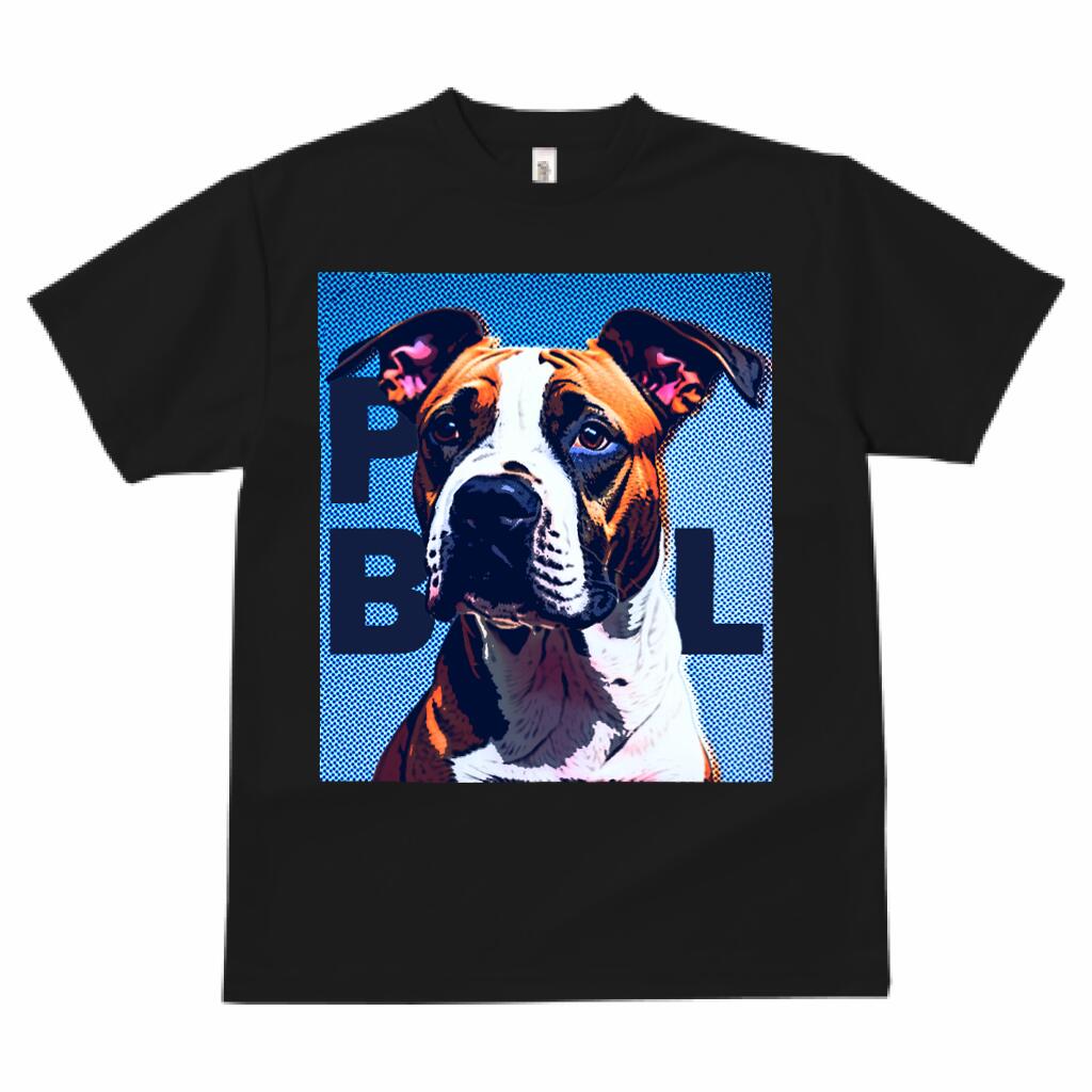 ピットブル 犬ファン プリント Tシャツ 速乾 吸汗 半袖 犬柄 いぬ柄 シンプル スポーツ 春夏 ラウンドネック トップス メンズ ユニセッ..