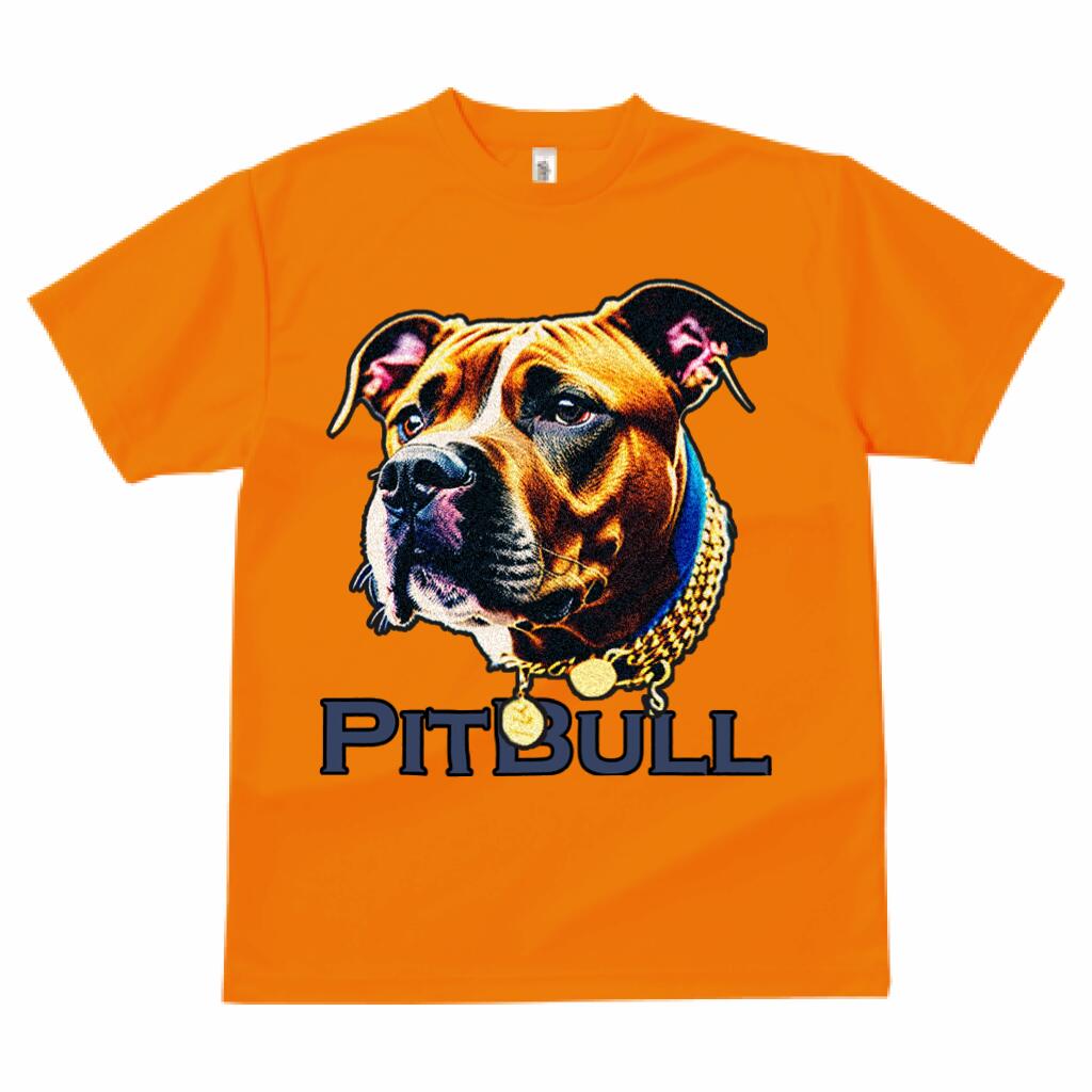 ピットブル 犬ファン プリント Tシャツ 速乾 吸汗 半袖 犬柄 いぬ柄 シンプル スポーツ 春夏 ラウンドネック トップス メンズ かっこいい カジュアル 可愛い アニマル 動物