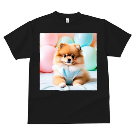 風船 ポメラニアン 可愛い ファンシー 明るい ふわふわ Tシャツ メンズ キッズ 犬ファン 半袖 春夏 プリント カジュアル かわいい 人間用 風船 ポメラニアン 可愛い ファンシー 明るい ふわふわ Tシャツ メンズ キッズ 犬ファン 半袖 春夏 プリント カジュアル かわいい 人間用