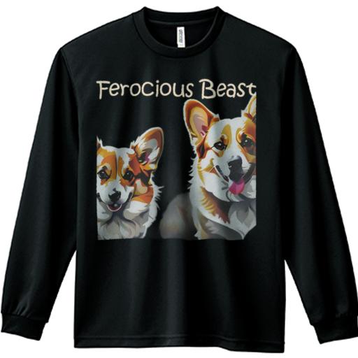 かわいい コーギー 愛犬 フェロシアスビースト イラスト 癒し 長袖Tシャツ 人間用 メンズ 秋春夏 プリント レジャー アウトドア カジュアル かわいい コーギー 愛犬 フェロシアスビースト イラスト 癒し 長袖Tシャツ 人間用 メンズ 秋春夏 プリント レジャー アウトドア カジュアル