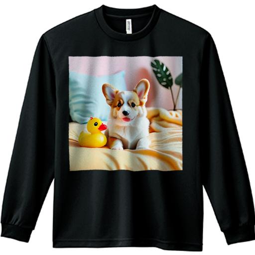 アヒルのおもちゃ ウェルシュコーギー ベッド クッション 観葉植物 Tシャツ 長袖Tシャツ 人間用 メンズ..