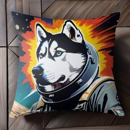 宇宙 シベリアンハスキー 宇宙飛行士 スペーススーツ 惑星 星 クッションカバー 犬柄 45×45cm アニマル柄 おしゃれ 可愛い クッション本体付き 正方形 宇宙 シベリアンハスキー 宇宙飛行士 スペーススーツ 惑星 星 クッションカバー 犬柄 45×45cm アニマル柄 おしゃれ 可愛い クッション本体付き 正方形
