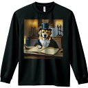 帽子 ゴールデンレトリバー 本 キャンドル テーブル 長袖Tシャツ 人間用 メンズ 秋春夏 プリント レジャー アウトドア カジュアル かわいい