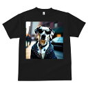 Tシャツ メンズ キッズ 犬ファン 半袖 春夏 プリント カジュアル かわいい 人間用 フィットネス マッチョ サングラス ダルメシアン コート 街