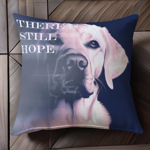 希望 ラブラドールレトリバー 犬 ラブラドール 優しさ 癒し クッションカバー 45×45cm アニマル柄 おし..