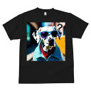 Tシャツ メンズ キッズ 犬ファン 半袖 春夏 犬柄 プリント カジュアル かわいい 人間用 フィットネス サングラス ダルメシアン コート 洒落た 質問