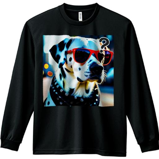 長袖Tシャツ 人間用 メンズ 秋春夏 プリント レジャー アウトドア カジュアル かわいい サングラス ダルメシアン 街 バンダナ 質問マーク 長袖Tシャツ 人間用 メンズ 秋春夏 プリント レジャー アウトドア カジュアル かわいい サングラス ダルメシアン 街 バンダナ 質問マーク