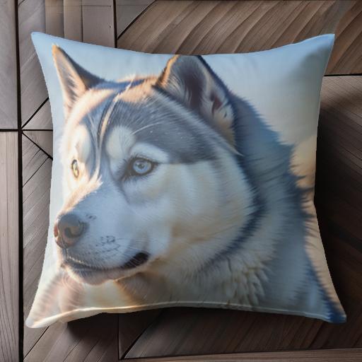 晴れ シベリアンハスキー 空 自然 かわいい アウトドア クッションカバー 45×45cm アニマル柄 おしゃれ 可愛い クッション本体付き 正方形 犬ファン 晴れ シベリアンハスキー 空 自然 かわいい アウトドア クッションカバー 45×45cm アニマル柄 おしゃれ 可愛い クッション本体付き 正方形 犬ファン
