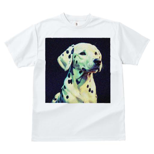 Tシャツ メンズ キッズ 犬ファン 半袖 春夏 犬柄 プリント カジュアル かわいい 人間用 フィットネス ダンス ダルメシアン