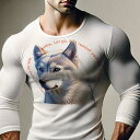 長袖Tシャツ 人間用 メンズ 秋春夏 プリント レジャー アウトドア カジュアル かわいい 犬ファン 名言 シベリアンハスキー モチベーション 青い目の犬 人間の最良の友達 ペット