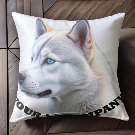 クール シベリアンハスキー 青い目 パートナー 犬 愛犬 クッションカバー 45×45cm アニマル柄 おしゃれ..