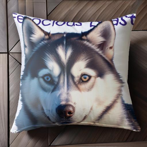 異色の目 シベリアンハスキー かわいい犬 精悍な顔立ち クッションカバー 45×45cm アニマル柄 おしゃれ 可愛い クッション本体付き 正方形 犬ファン 異色の目 シベリアンハスキー かわいい犬 精悍な顔立ち クッションカバー 45×45cm アニマル柄 おしゃれ 可愛い クッション本体付き 正方形 犬ファン