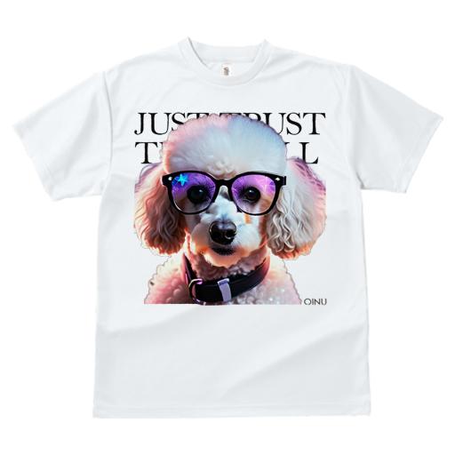 Tシャツ レディース 犬ファン 半袖 春夏 犬柄 プリント カジュアル かわいい 人間用 フィットネス ダンス サングラス プードル 首輪 パーティーメガネ 可愛い Tシャツ