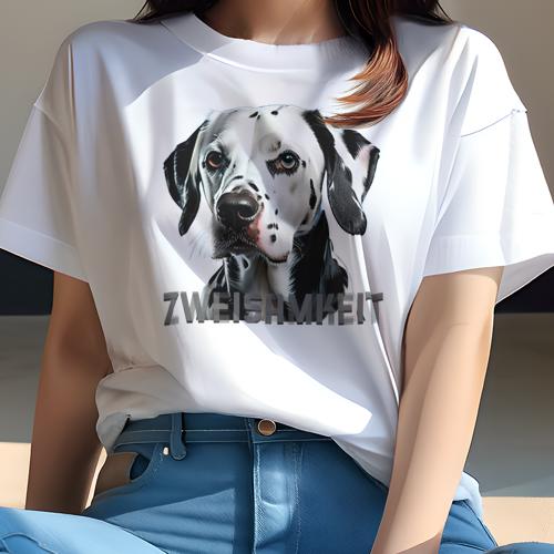 Tシャツ レディース 犬ファン 半袖 春夏 犬柄 プリント カジュアル かわいい 人間用 フィットネス ダン..