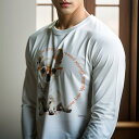 長袖Tシャツ 人間用 メンズ 秋春夏 プリント レジャー アウトドア カジュアル かわいい 犬ファン メガネ チワワ リラックス オシャレ